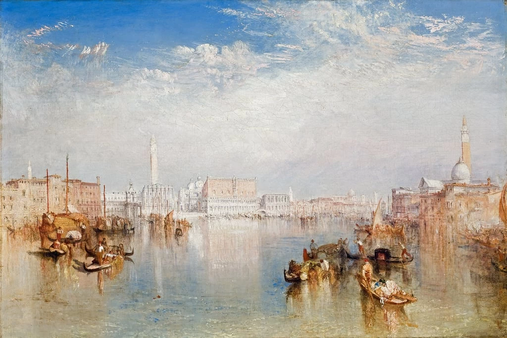 Veduta di Venezia con Palazzo Ducale, la Dogana e parte di san Giorgio, 1841 - Allen Memorial Art Museum, Oberlin College, Ohio